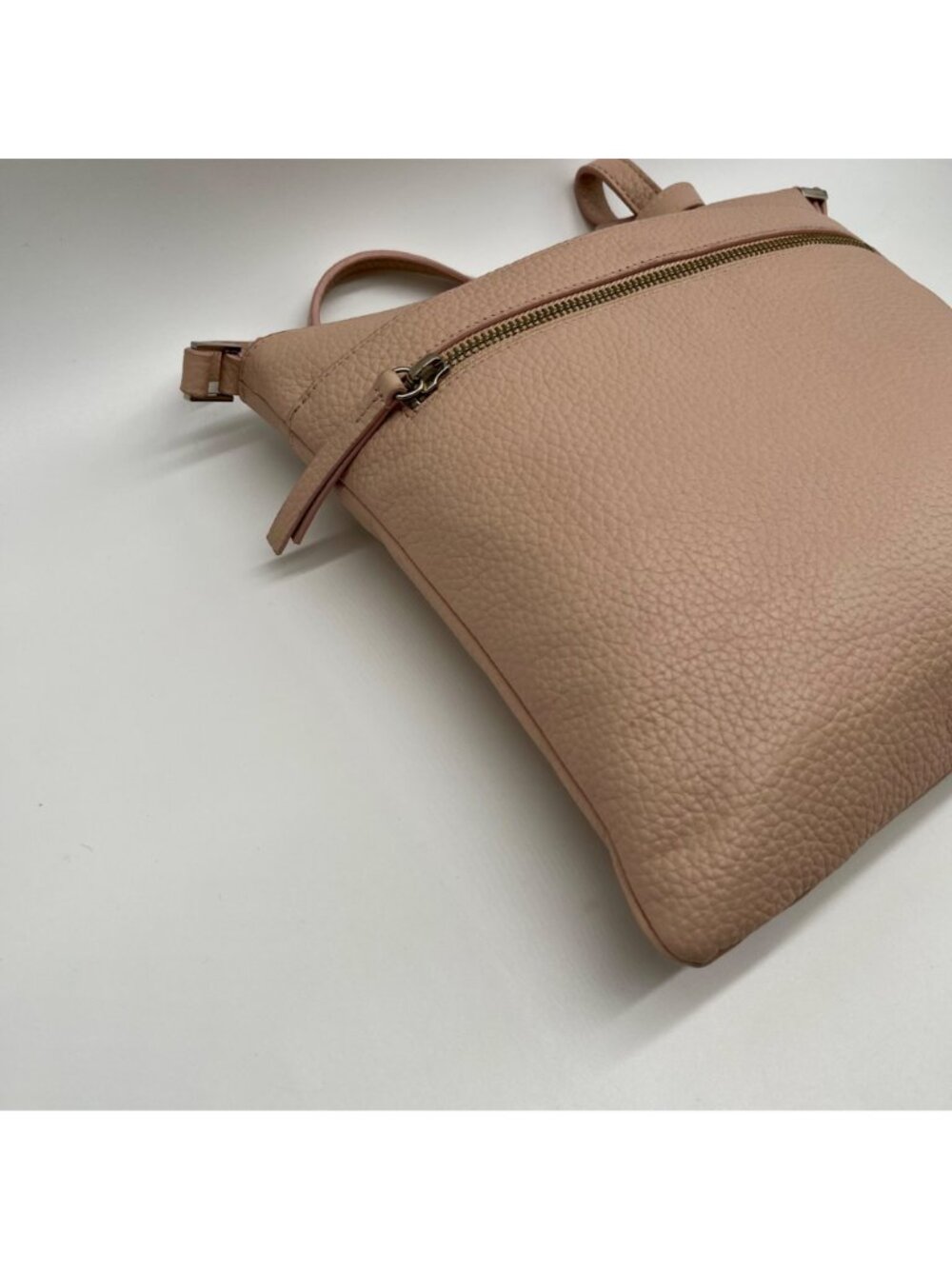 Halogen Pink Leather Crossbody Bag - Picture 7 of 11